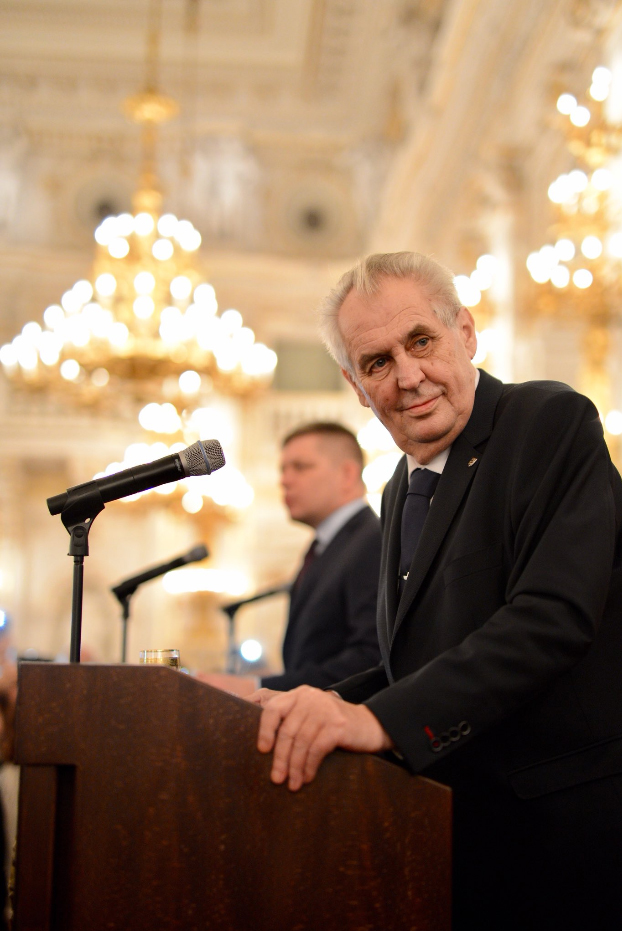 Prezident Miloš Zeman.