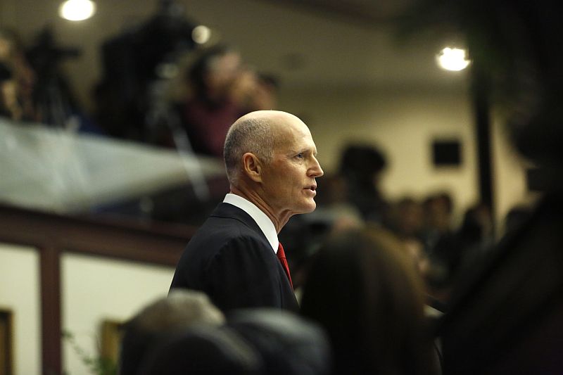 Guvernér státu Florida Rick Scott. Guvernér státu Florida Rick Scott.