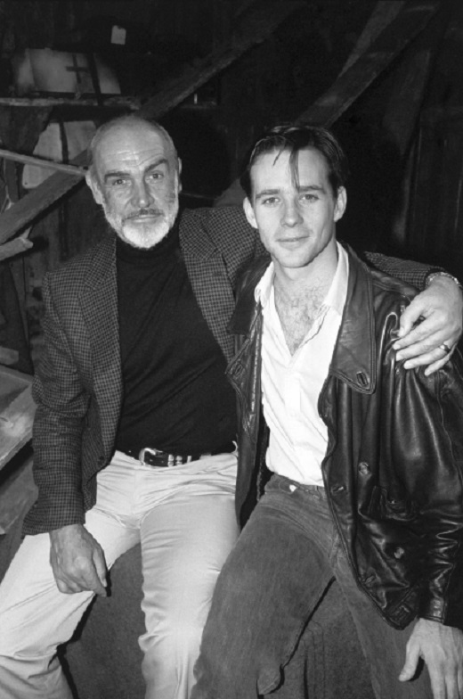 Sean Connery se svým synem Jasonem.