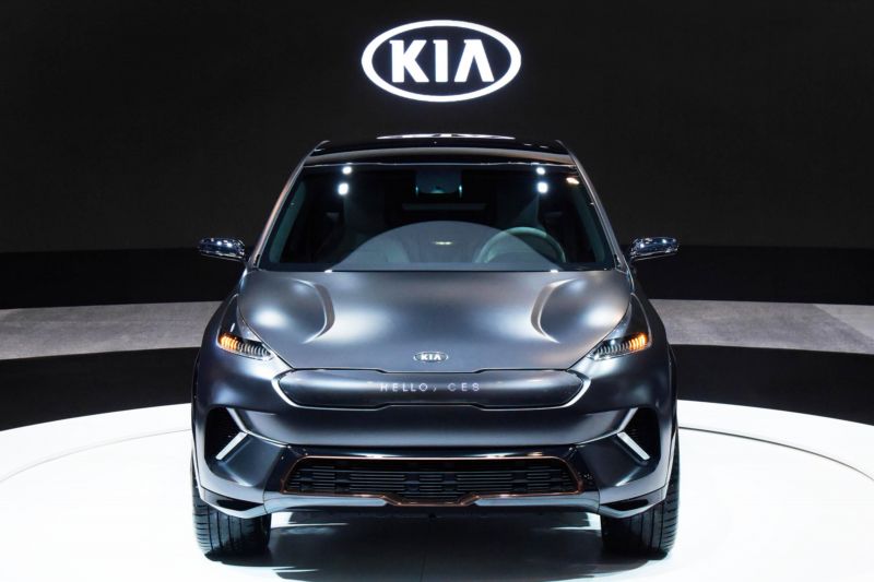 Koncepční elektromobil Niro EV z produkce automobilky Kia.