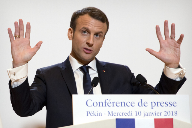 Francouzský prezident Emmanuel Macron.
