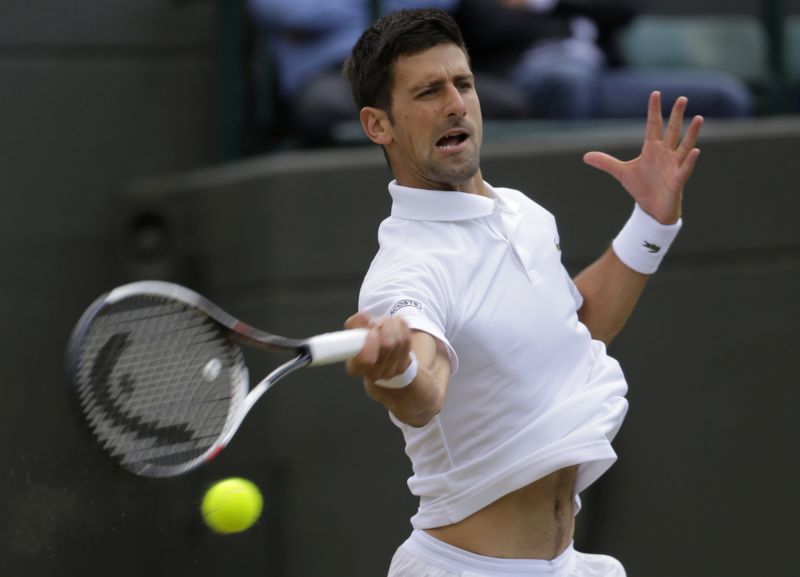 Novak Djokovič vyléčil zranění lokte.