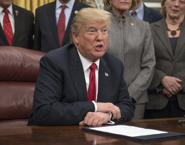 Americký prezident Donald Trump. Americký prezident Donald Trump.