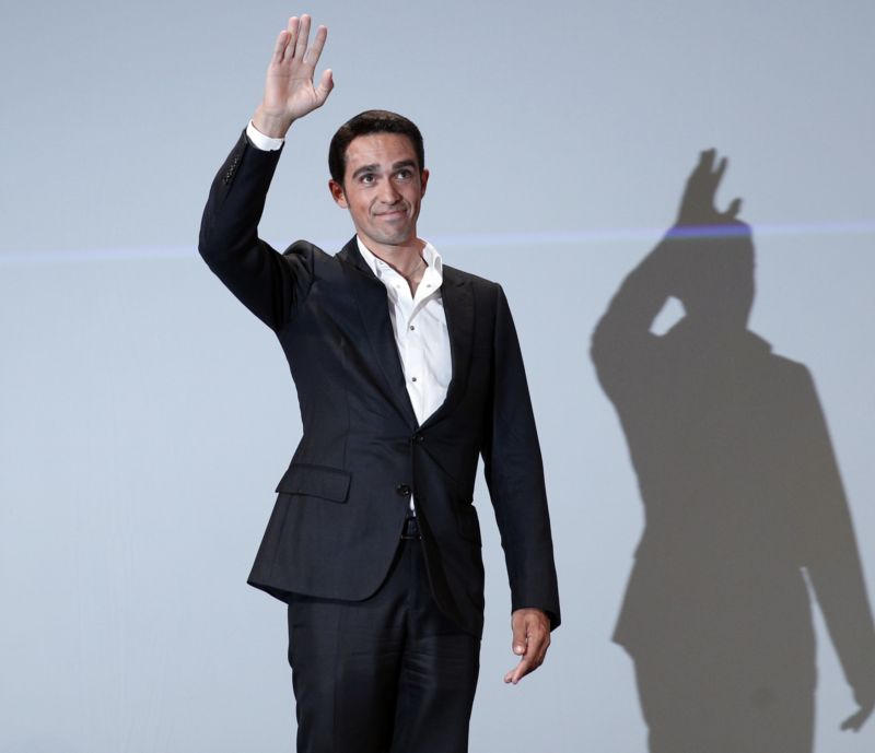 Bývalý cyklista Alberto Contador. 