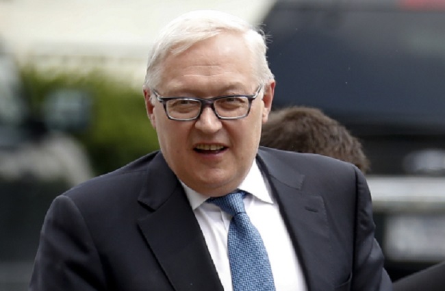 Náměstek ruského ministra zahraničí Sergej Rjabkov.