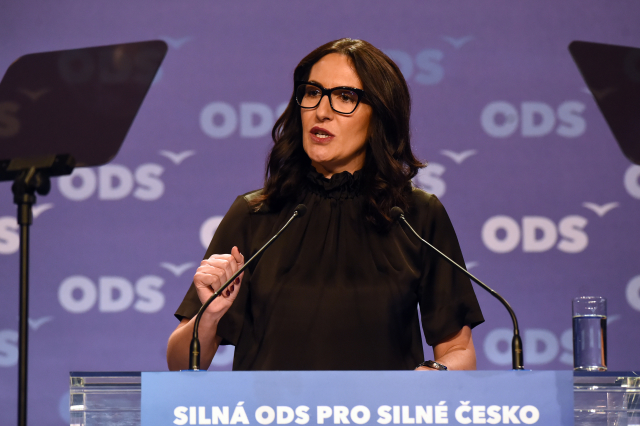 První místopředsedkyně ODS Alexandra Udženija. První místopředsedkyně ODS Alexandra Udženija.