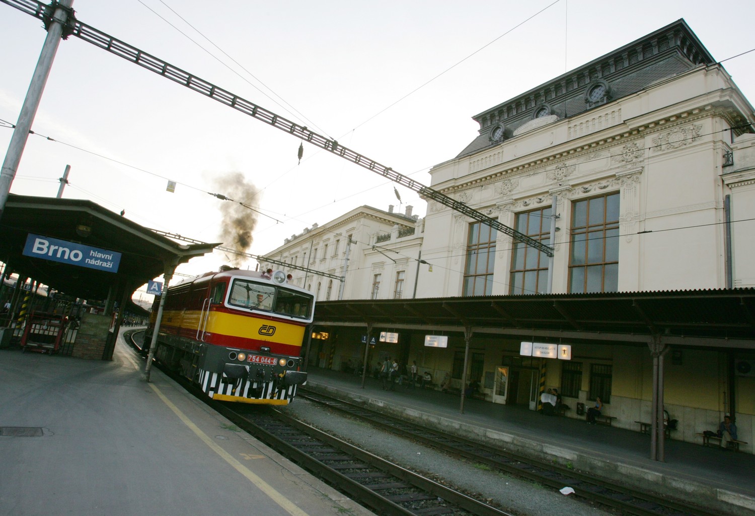 Brněnské nádraží. 