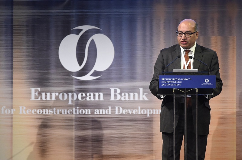Prezident Evropské banky pro obnovu a rozvoj Suma Chakrabarti.