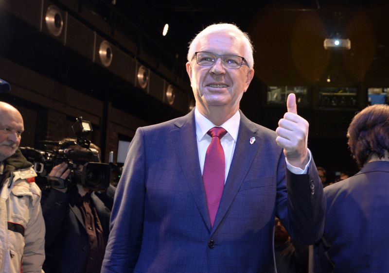 Prezidentský kandidát Jiří Drahoš. Prezidentský kandidát Jiří Drahoš.