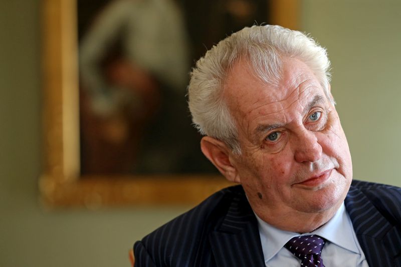 Prezident Miloš Zeman. Prezident Miloš Zeman.
