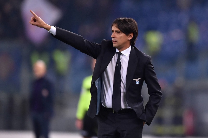 Trenér Lazia Řím Simone Inzaghi (ilustrační foto).