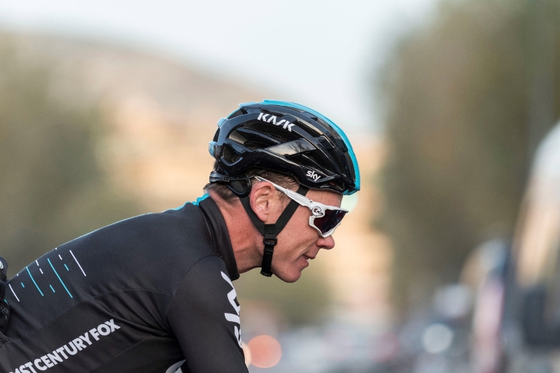 Cyklista Chris Froome.