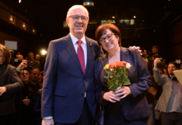 Jiří Drahoš s manželkou Evou.