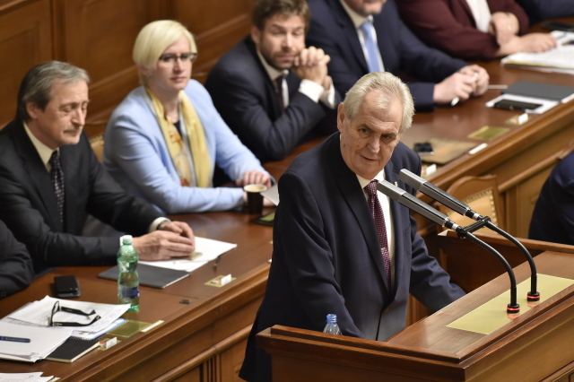 Prezident Miloš Zeman. Prezident Miloš Zeman.