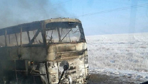 Trosky autobusu. Trosky autobusu.