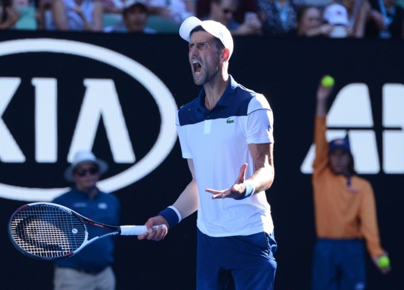 Novak Djokovič je na Australian Open ve třetím kole.