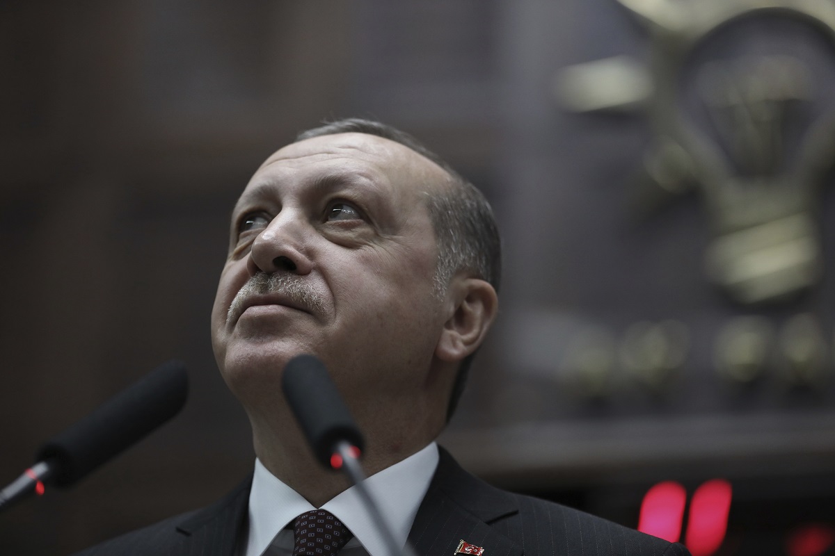 Turecký prezident Recep Tayyip Erdoğan.