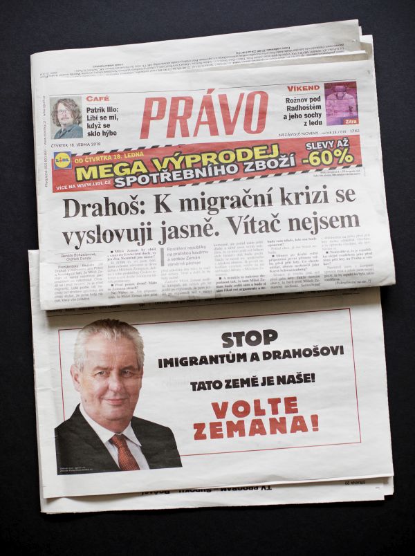 Zveřejněný inzerát. 