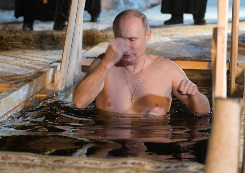 Koupel Vladimira Putina. Koupel Vladimira Putina.