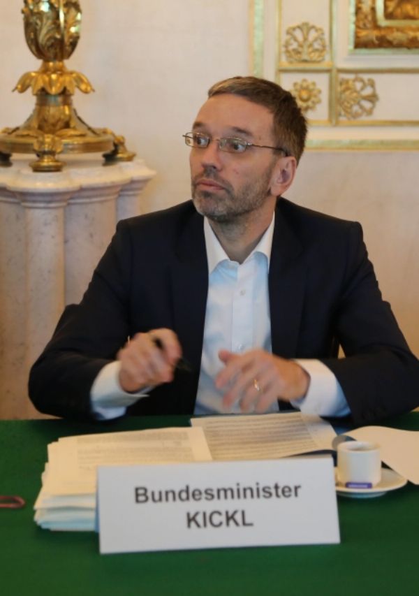 Rakouský ministr vnitra Herbert Kickl.
