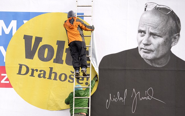Billboard Michala Horáčka. 