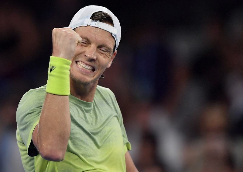 Tenista Tomáš Berdych porazil ve třetím kole del Potra.