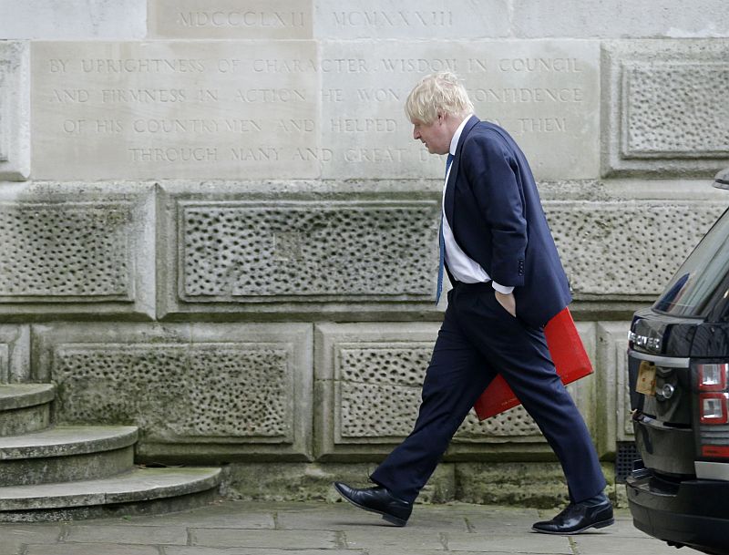 Britský ministr zahraničí Boris Johnson.