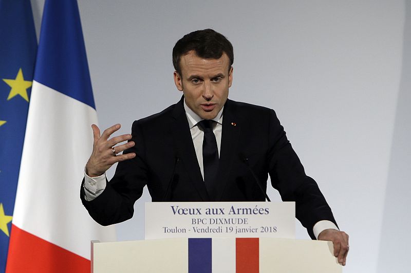 Francouzský prezident Emmanuel Macron.