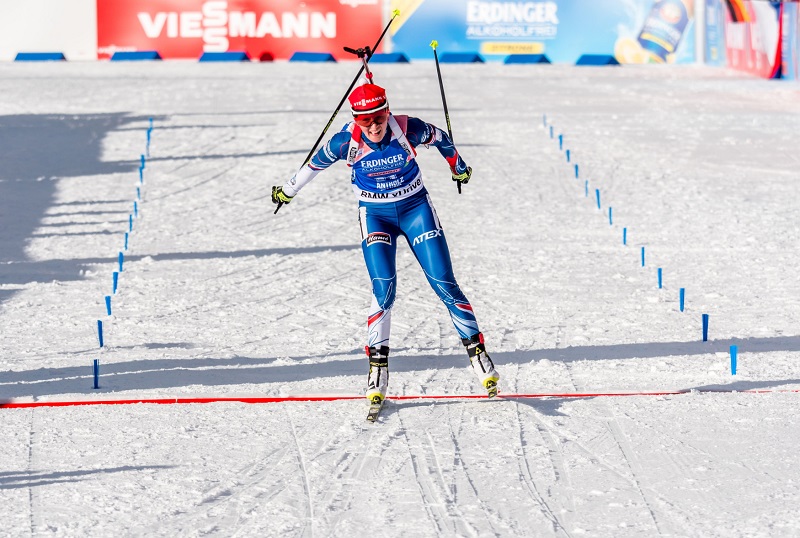 Biatlonistka Veronika Vítková skončila v italské Anterselvě sedmá (ilustrační foto). Biatlonistka Veronika Vítková skončila v italské Anterselvě sedmá (ilustrační foto).