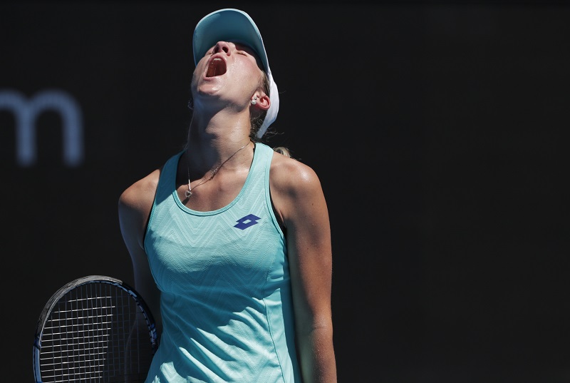 Česká tenistka Denisa Allertová na Australian Open.