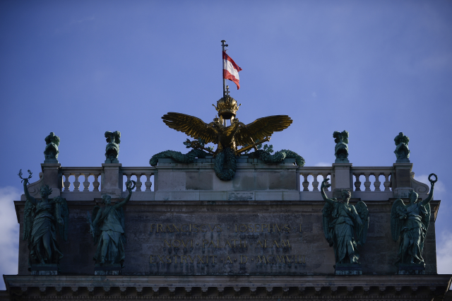 Palác Hofburg ve Vídni.