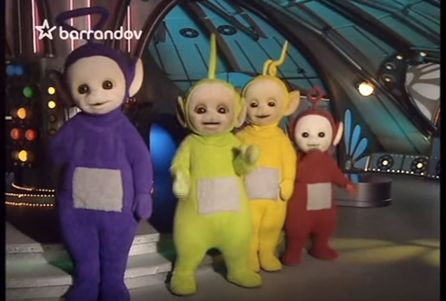 Dětský seriál Teletubbies.