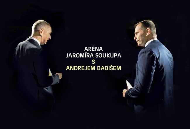 Hostem Arény Jaromíra Soukupa bude Andrej Babiš. Hostem Arény Jaromíra Soukupa bude Andrej Babiš.