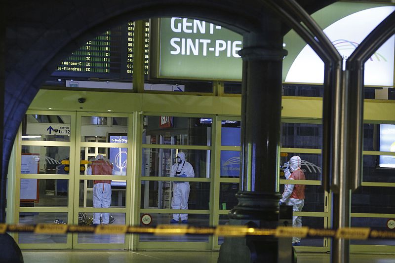 Nádraží v belgickém Gentu.