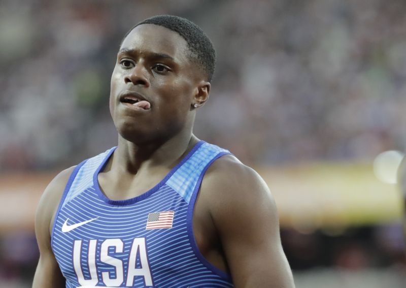 Atlet Christian Coleman. 
