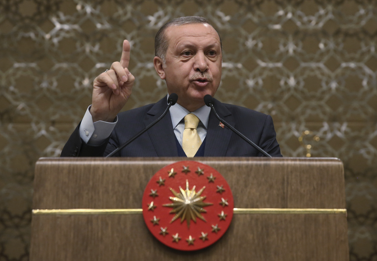 Turecký prezident Recep Tayyip Erdogan. 