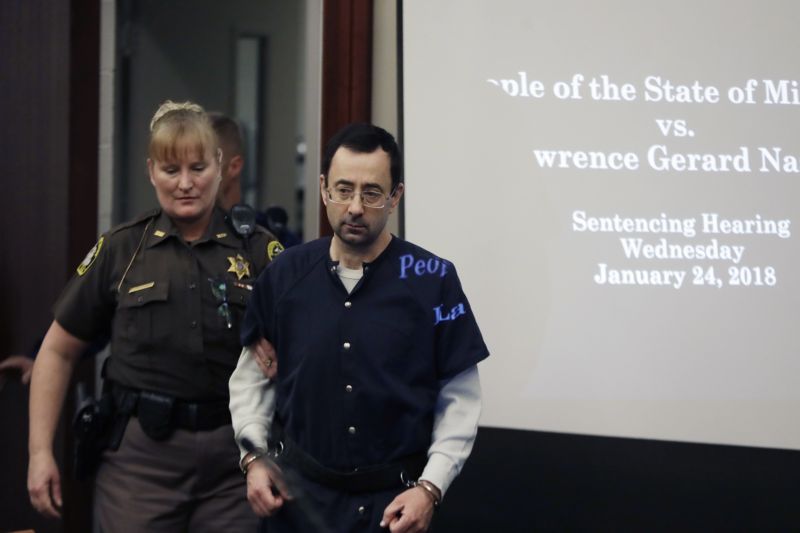 Larry Nassar byl odsouzen za sexuální zneužívání.