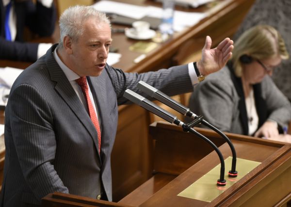 Úřadující předseda ČSSD Milan Chovanec. 