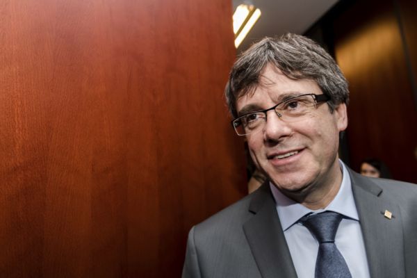 Katalánský expremiér Carles Puigdemont. 