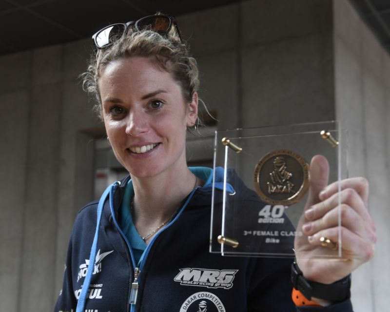 Olga Roučková zvládla první Dakar úspěšně. Olga Roučková zvládla první Dakar úspěšně.