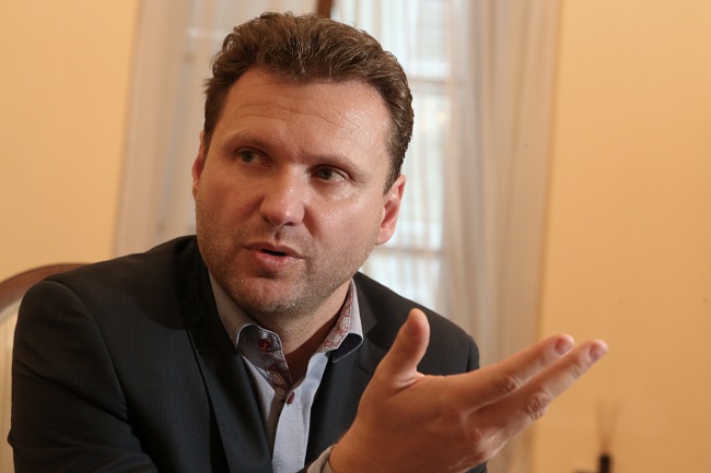 Předseda sněmovny Radek Vondráček (ANO).