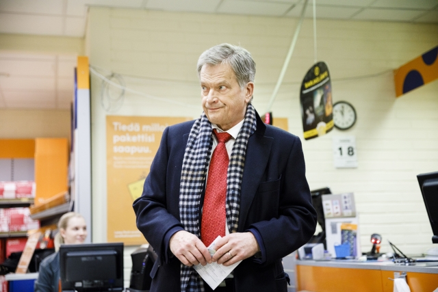Finský prezident Sauli Niinistö.