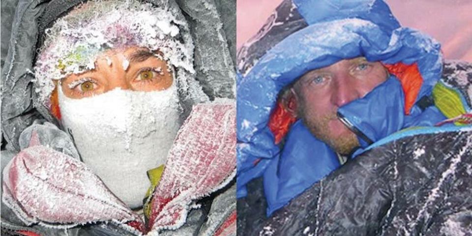 Dvojice uvízlá pod horou Nanga Parbat.