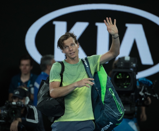 Tomáš Berdych došel na Australian Open do čtvrtfinále.