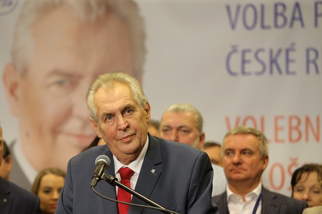 Prezident Miloš Zeman.