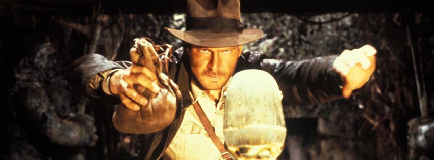 Harrison Ford jako Indiana Jones.