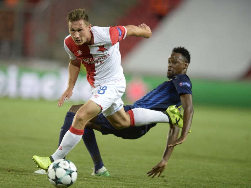 Obránce pražské Slavie Jan Bořil. Obránce pražské Slavie Jan Bořil.