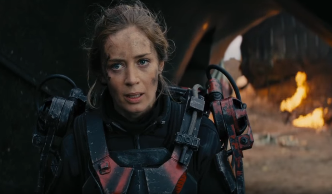 Emily Bluntová ve filmu Na hraně zítřka.