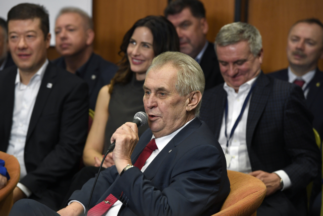 Prezident Miloš Zeman.