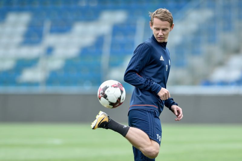 Fotbalista Jan Chramosta. 